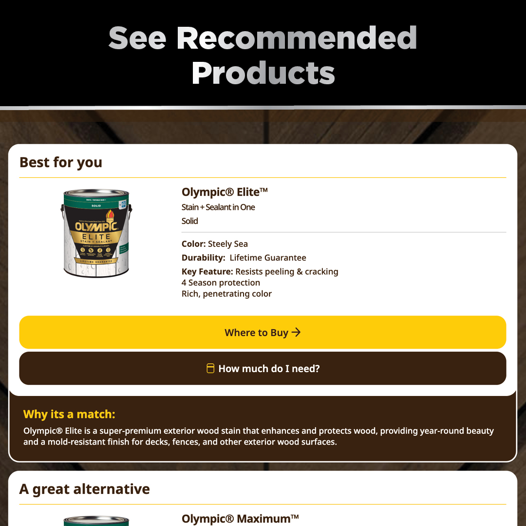 Receive Product Recommendations