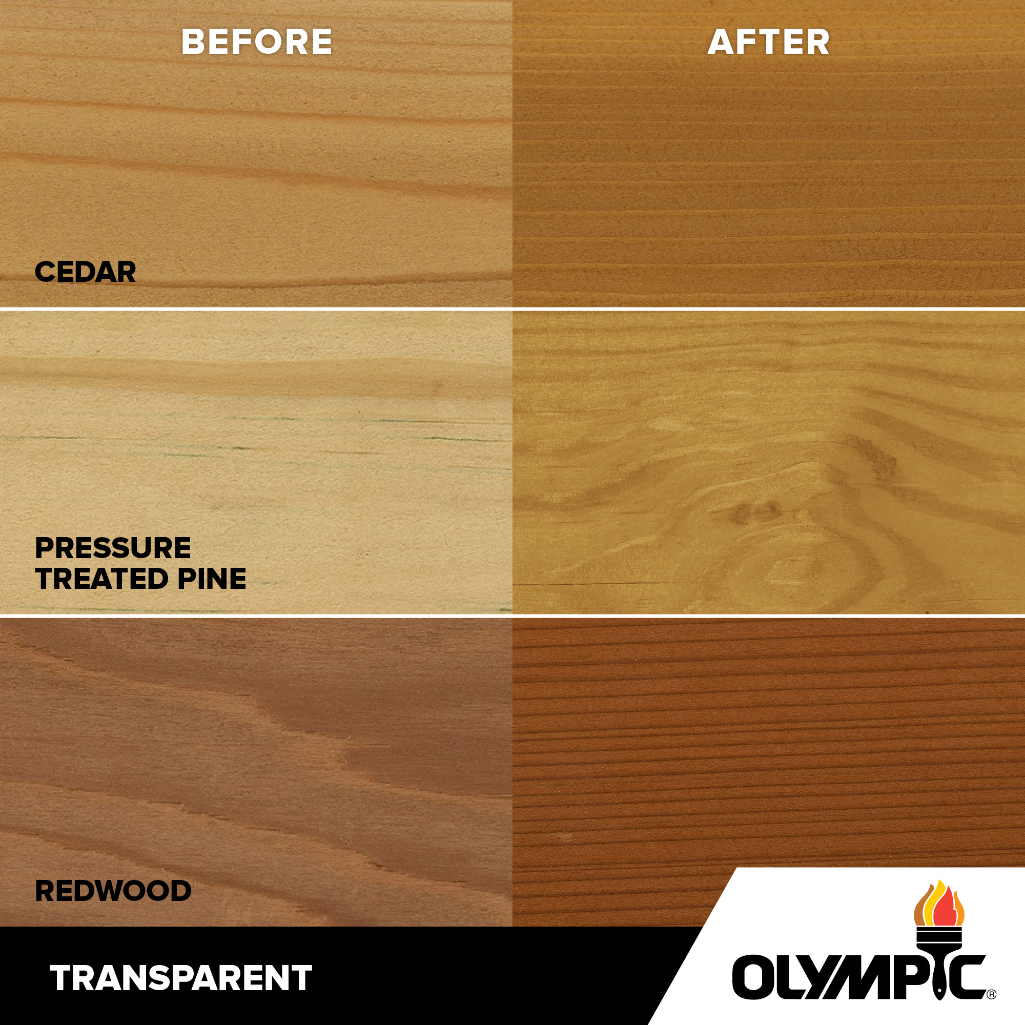 Exterior Wood Stain Colors - Maple Brown - Wood Stain Colors From Olympic.com