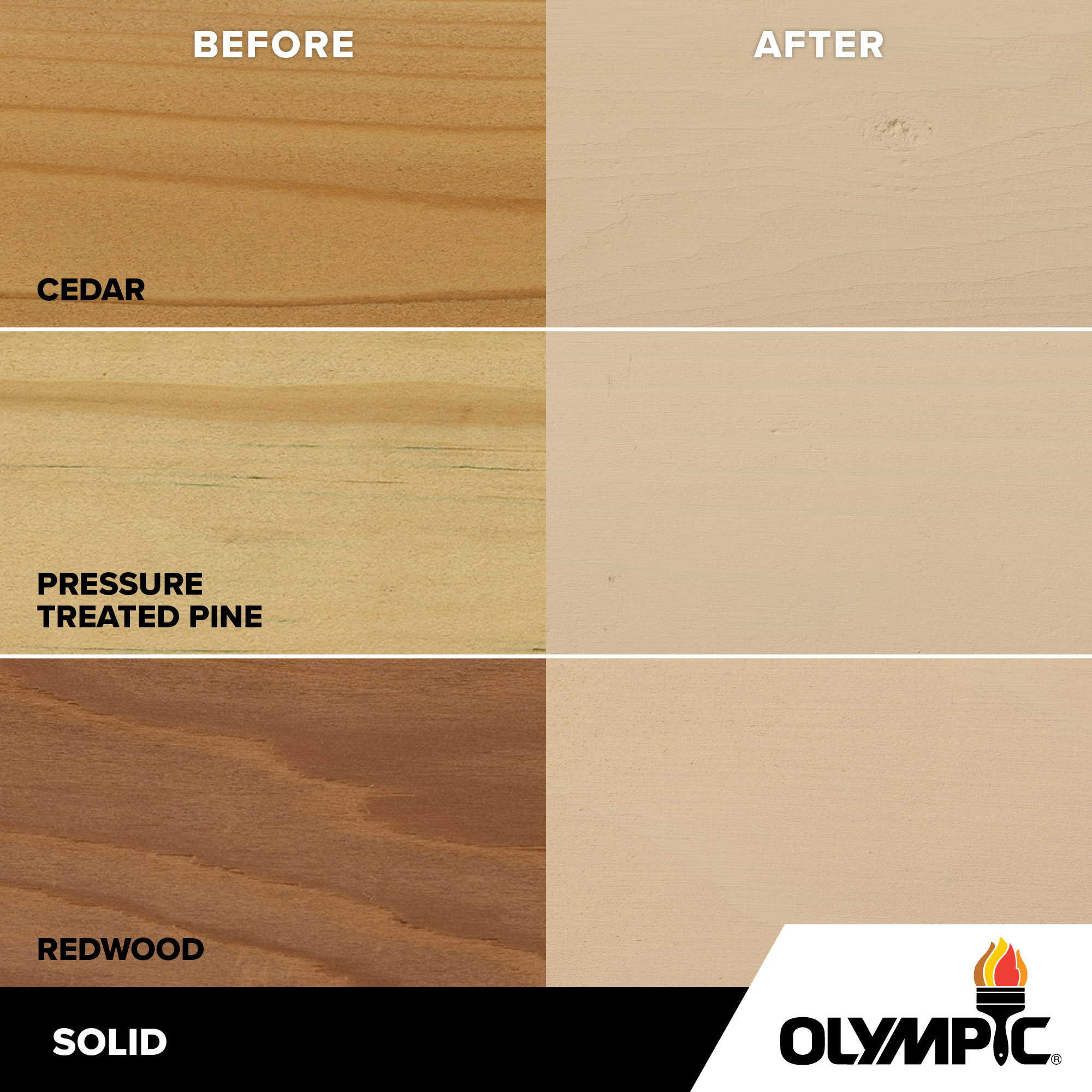 Exterior Wood Stain Colors - Pink Sand - Wood Stain Colors From Olympic.com