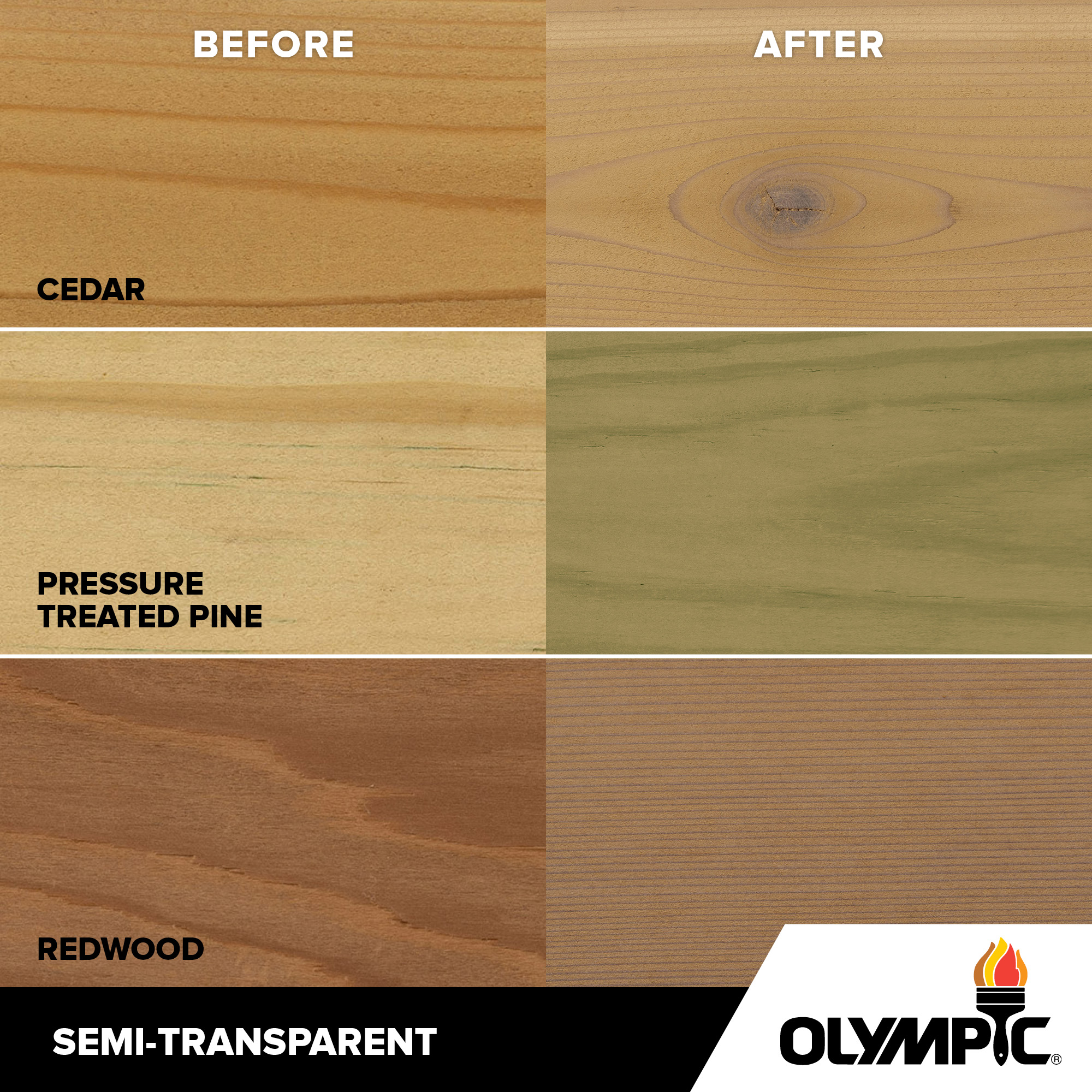 Exterior Wood Stain Colors - Outside White - Wood Stain Colors From Olympic.com