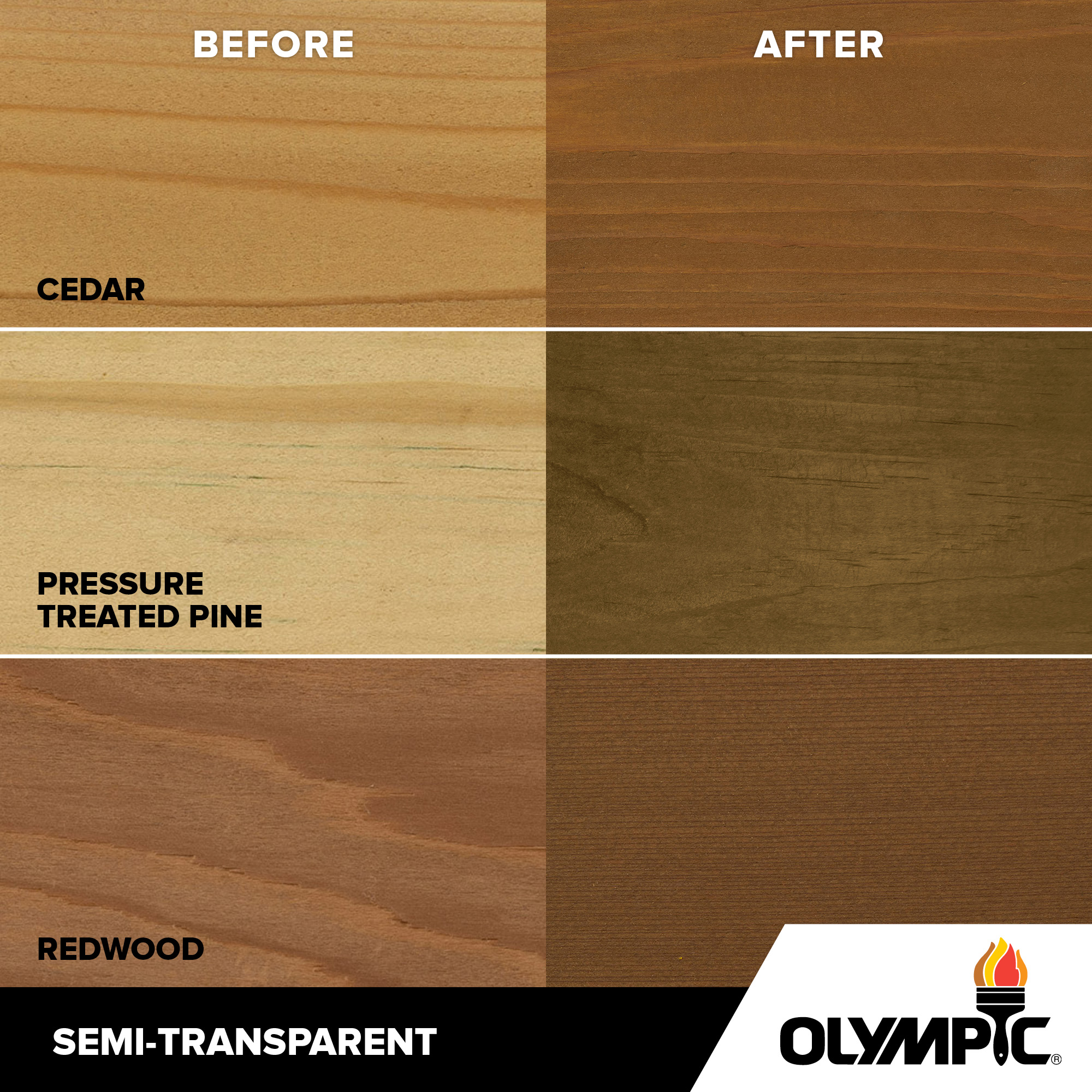 Exterior Wood Stain Colors - Light Mocha - Wood Stain Colors From Olympic.com