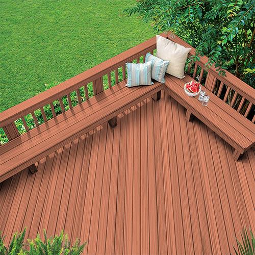 Exterior Wood Stain Colors - Brick Red - Wood Stain Colors From Olympic.com