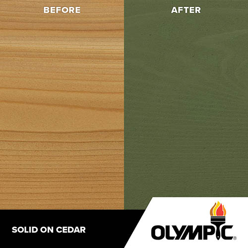 Exterior Wood Stain Colors - Woodland Green - Wood Stain Colors From Olympic.com