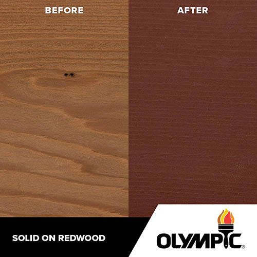 Exterior Wood Stain Colors - Deep Redwood - Wood Stain Colors From Olympic.com