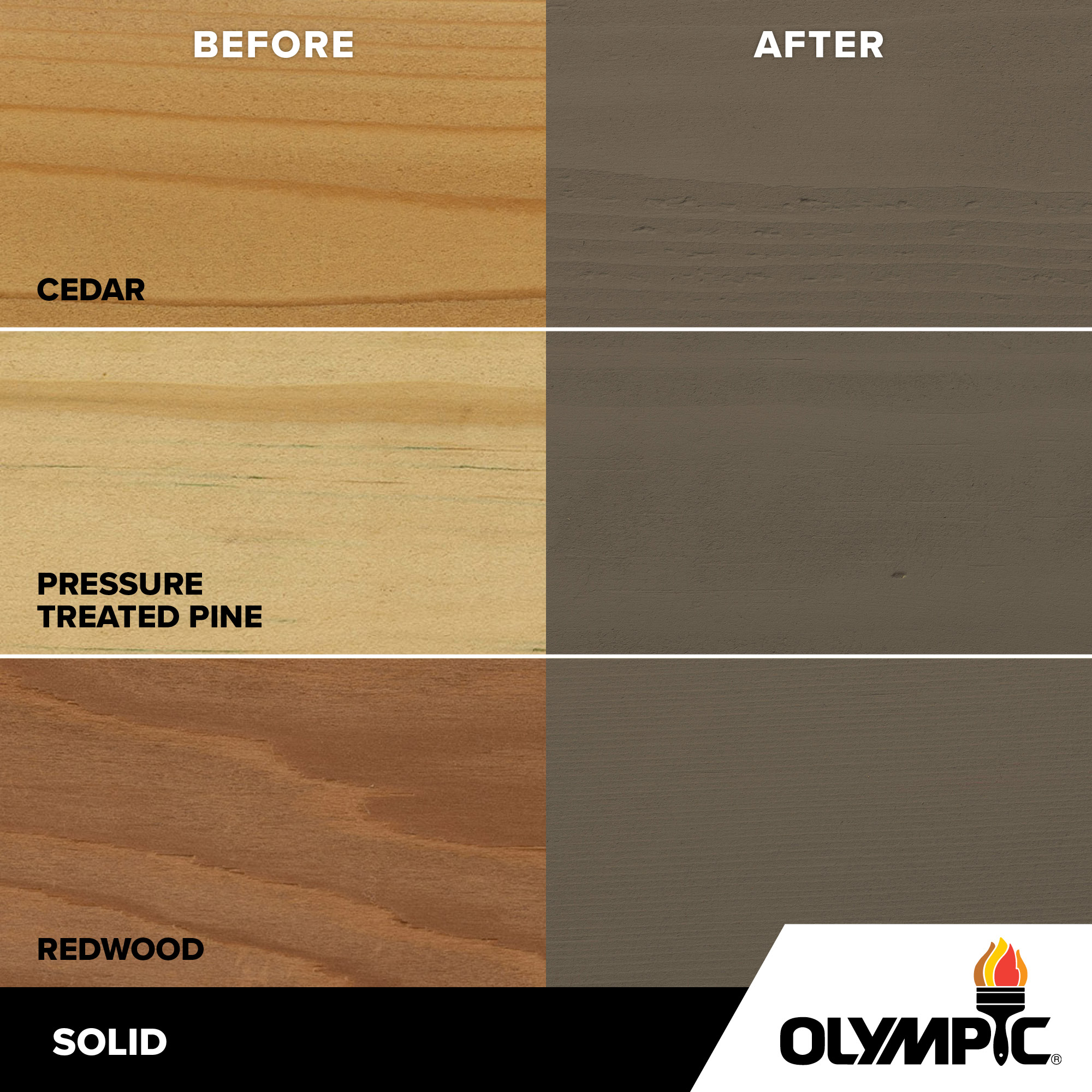 Exterior Wood Stain Colors - Antique Silver - Wood Stain Colors From Olympic.com